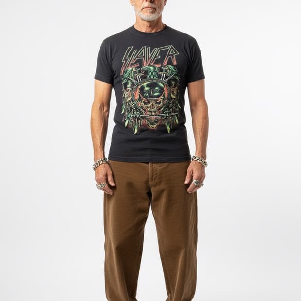 메탈의 전설! SLAYER 슬레이어 오피셜 밴드티 - M