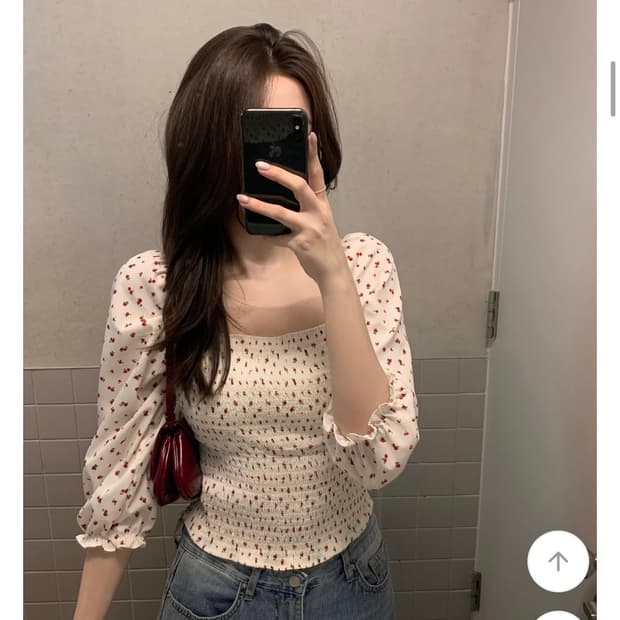 제니오 로지 시즌스 스퀘어 블라우스 s