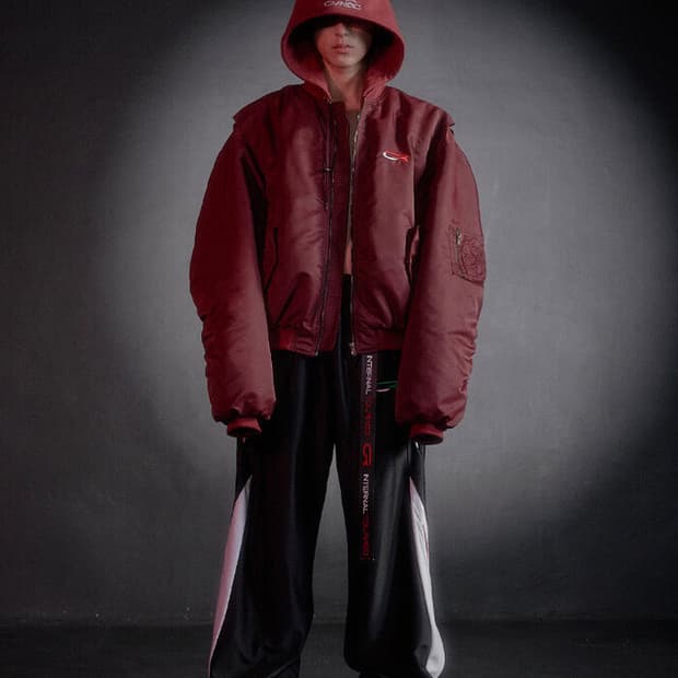 hybrid racing bomber burgundy size1
