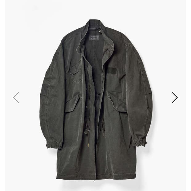 이얼즈어고 오버다이드 m65 피쉬테일 카키 L