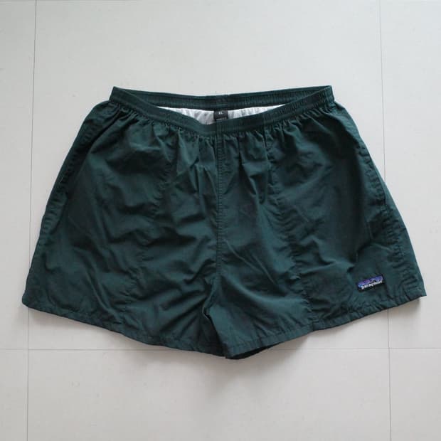 00년 생산 파타고니아 배기스 5인치 반바지 그린 XL
