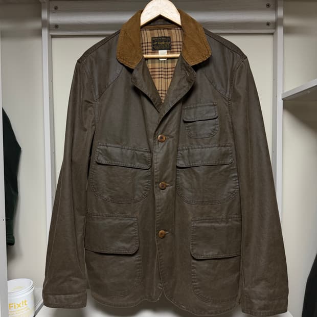 RRL 킹스랜드 오일클로스 L