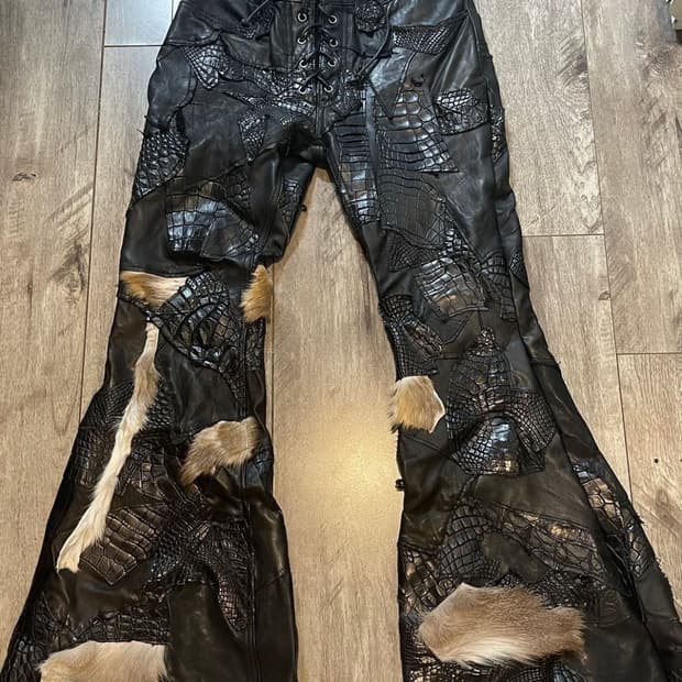 (Pre-post) Yasuyuki ishii leather pants