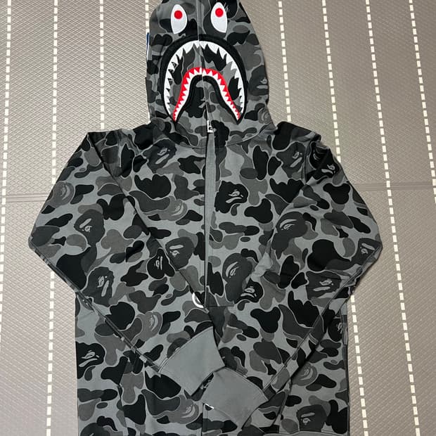 베이프 후드집업 / L 그레이