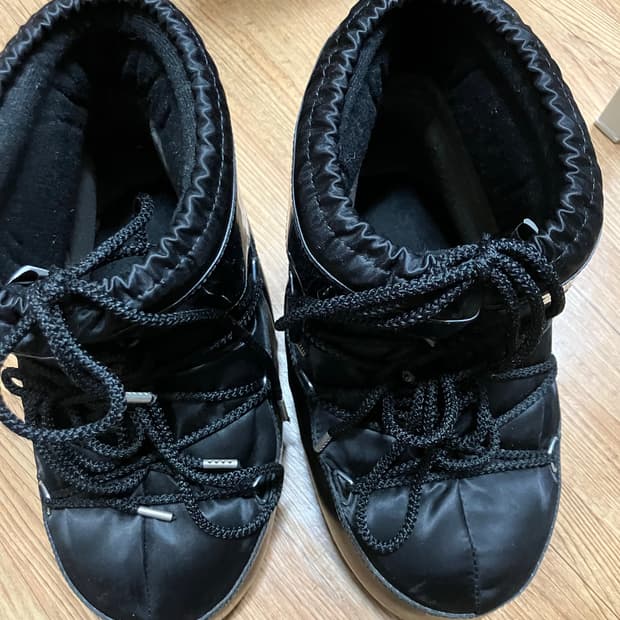 문부츠 아이콘 로우 나일론 블랙 36/38