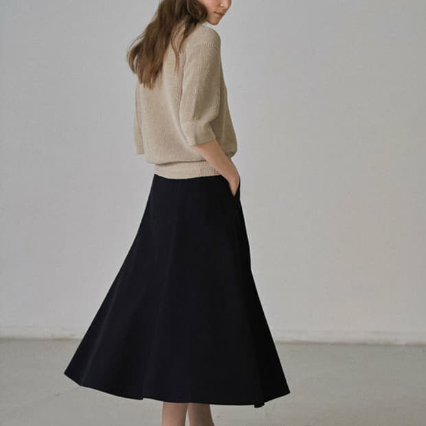 파사드패턴 플레어 스커트 xs