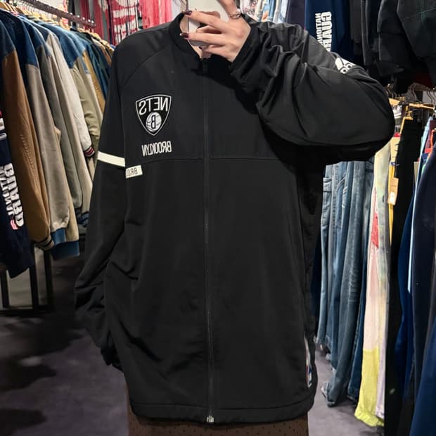 [IM] NBA 브루클린 네츠 집업 자켓 블랙