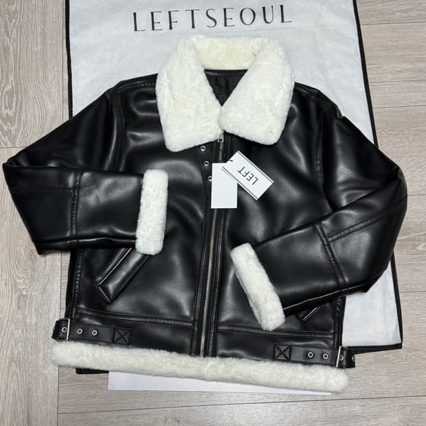 [새상품] 레프트서울 무스탕 L 사이즈