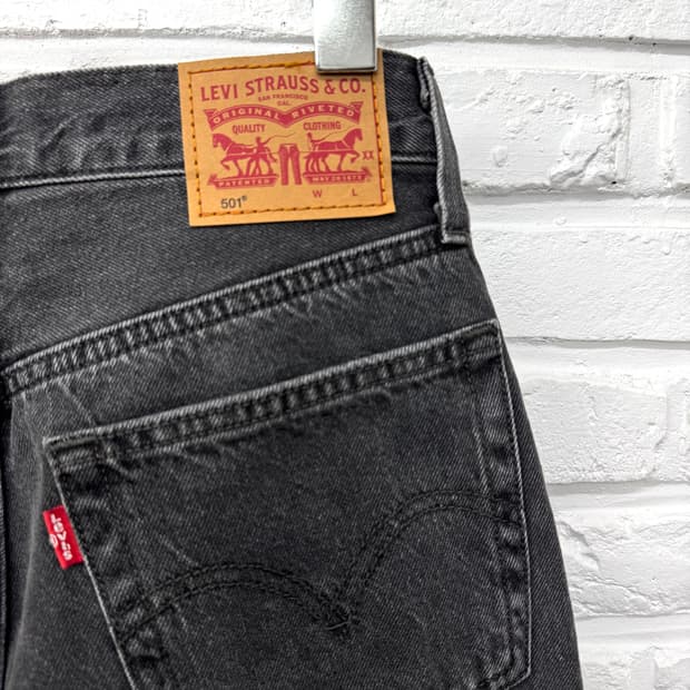 리바이스501 흑청데님팬츠
