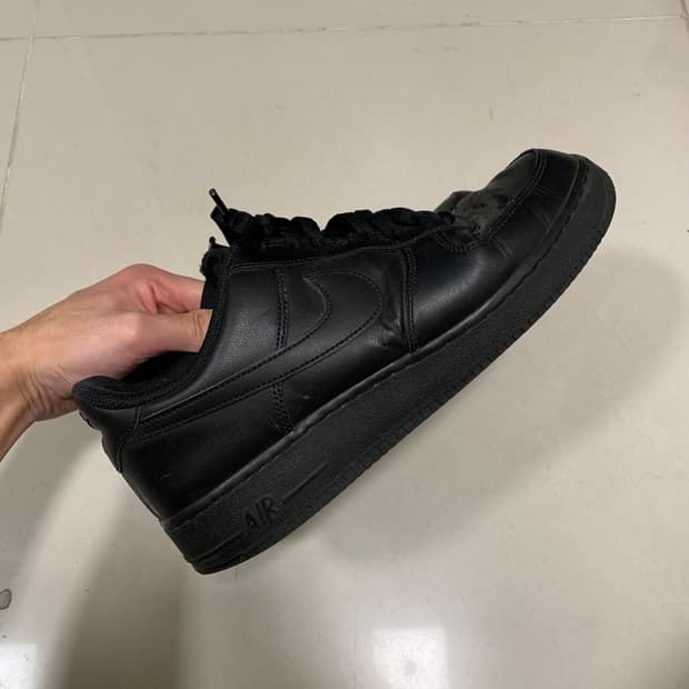 나이키 에어포스 블랙포스 275