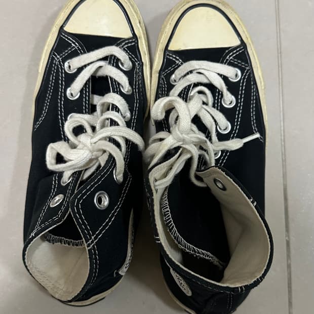 컨버스 척70 하이 블랙 235