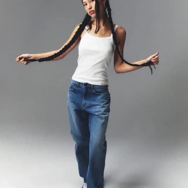 글로니 93미드라이즈 루즈핏 진 s 