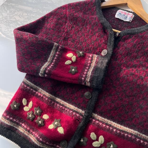 [S] 70s Tally-Ho 울 가디건