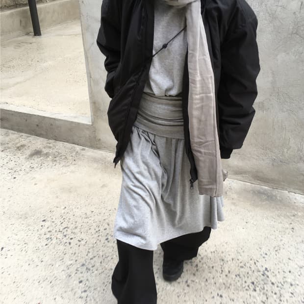 posi above Veil Neutral Shirring Ops