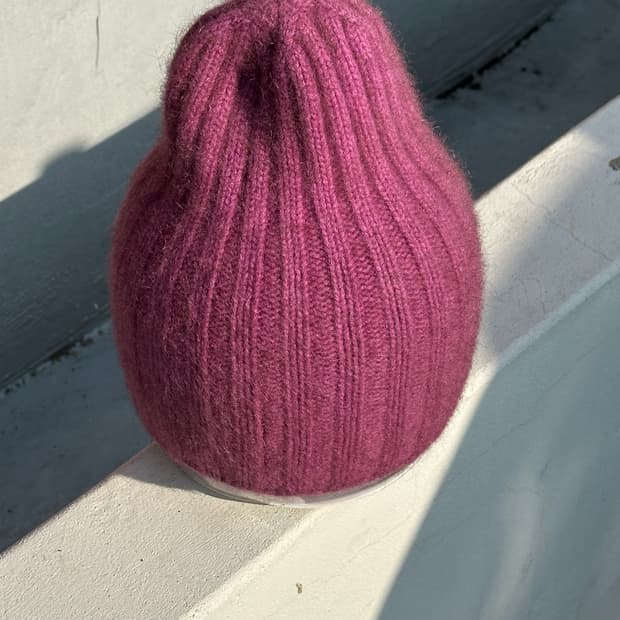 [M] 빈티지 골지 울 니트 비니 모자 Australia made