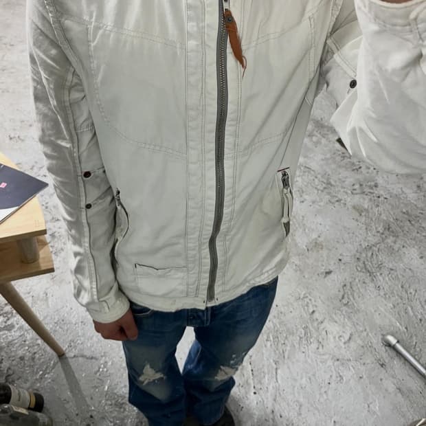 Ball biker jacket