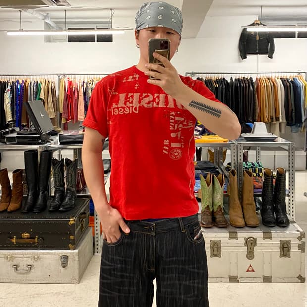DIESEL painted t-shirts 디젤 티셔츠