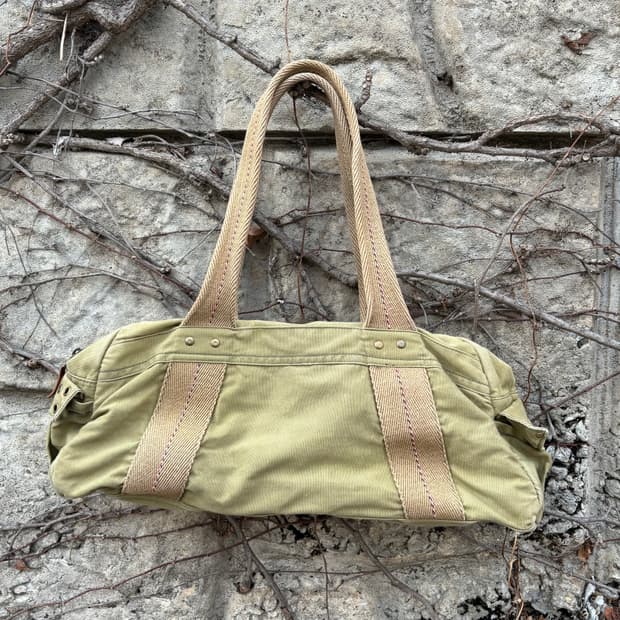 빈티지 y2k 모리  코튼 숄더백