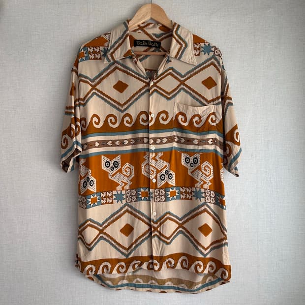 Vintage Ethnic Pattern Shirts