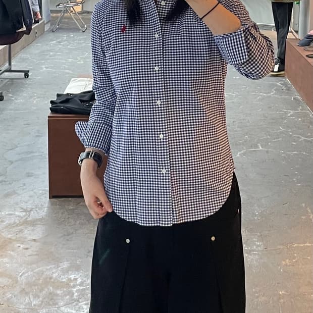 폴로 랄프로렌 깅엄체크 셔츠 H1644