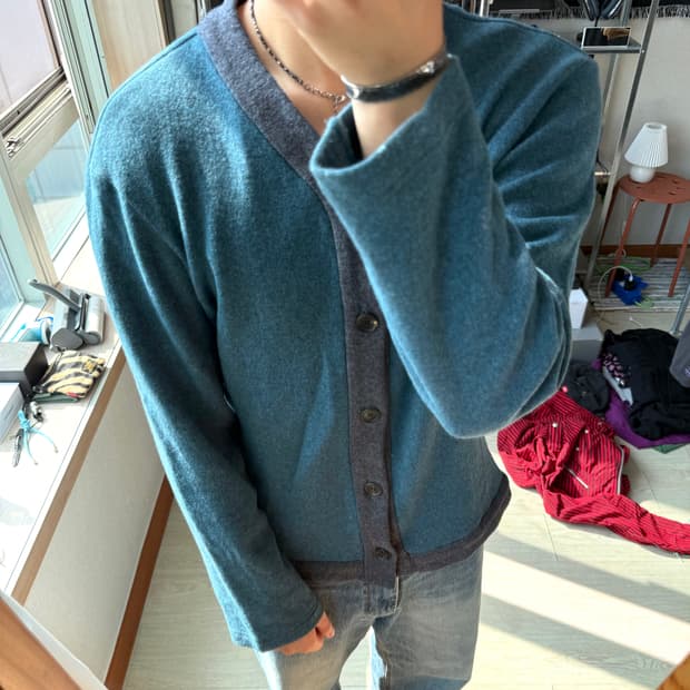 꼼데가르송 니트 가디건