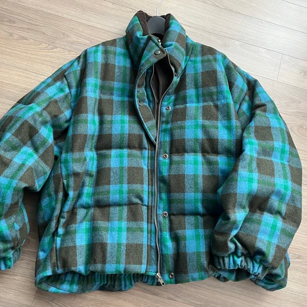 스튜디오톰보이 체크 점퍼