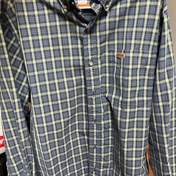 칼하트 빈티지 체크 셔츠 M