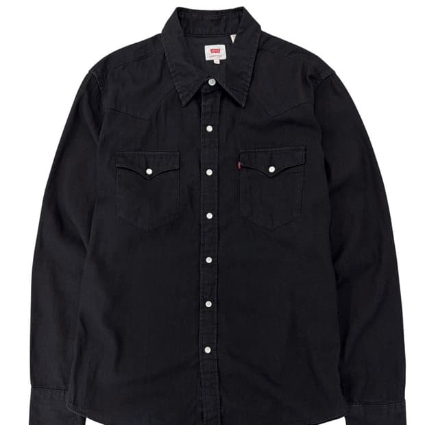 리바이스 워크셔츠 블랙 (L) 