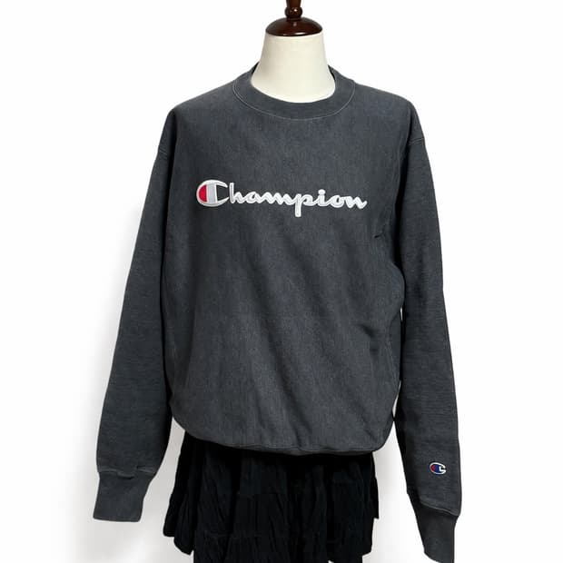 정품 챔피온 리버스위브 맨투맨 그레이 (Champion Reverse W