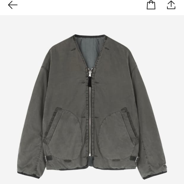 폴리테루24fw라이너 세이지제이드