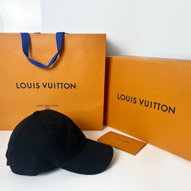Louis Vuitton 모노그램 데님 볼캡 모자