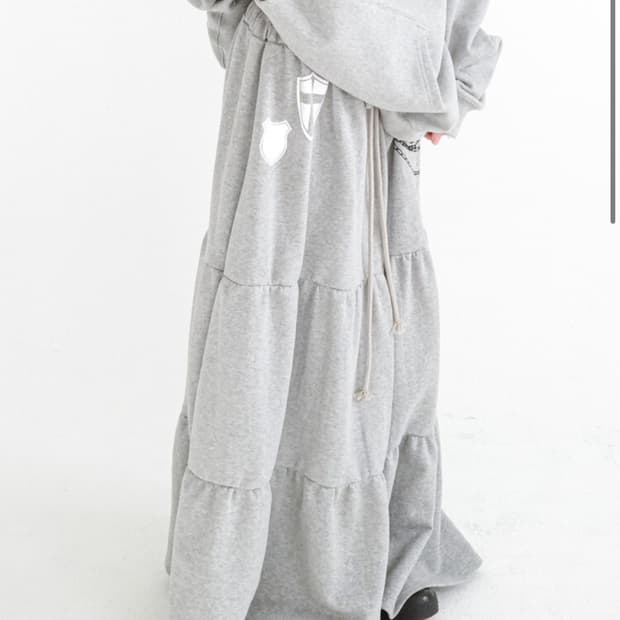 샵페어리 맥시 져지 스커트