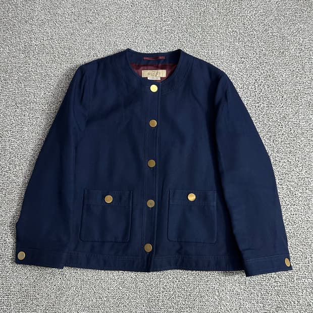 구찌 자켓 라운드넥 노카라 유니폼