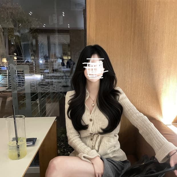 일본빈티지 단추 스트랩 가디건