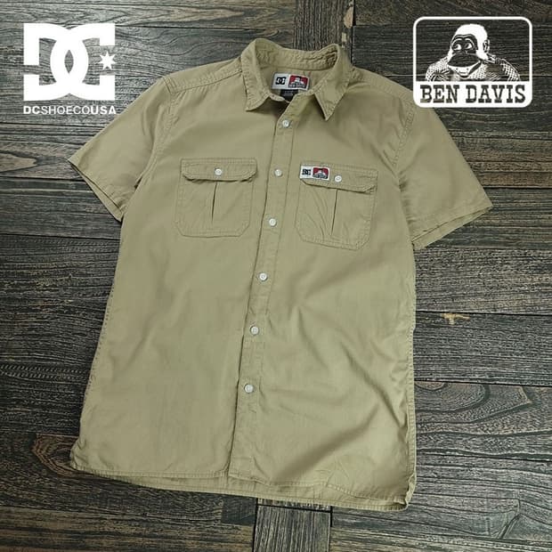[디씨슈즈 X 벤데이비스] 투포켓 워크 하프 반팔 셔츠 M20203