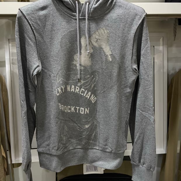 돌체앤가바나/그레이 그래픽후드티(S)