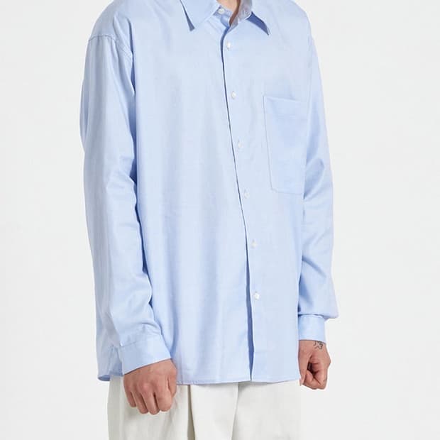 유스 youth loosed shirts 루즈드 셔츠 스카이블루