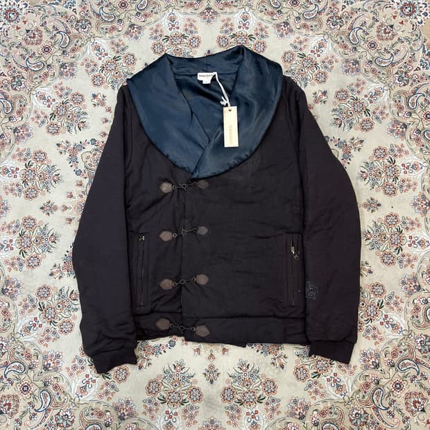 디젤 토글버튼 숄카라 하이넥 자켓