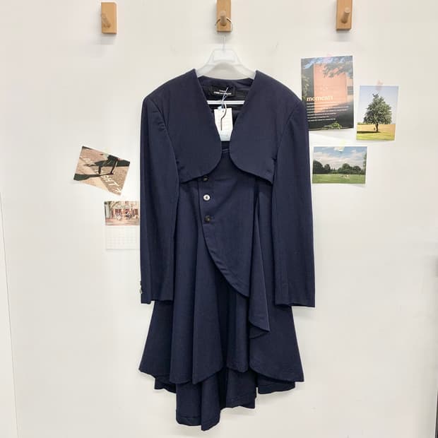 80's 꼼데가르송 트리콧 네이비 셋업 