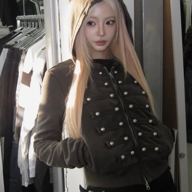 HUSSAR ZIP HOODIE BLACK