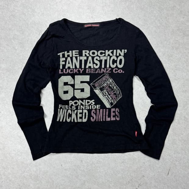 락시크 프린팅 롱슬리브 