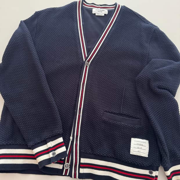 Thom Browne 네이비 가디건
