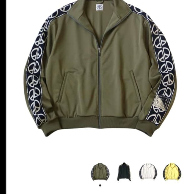 (새상품) 캐피탈 스무스 저지 TH.D.D. 트랙 자켓 카키