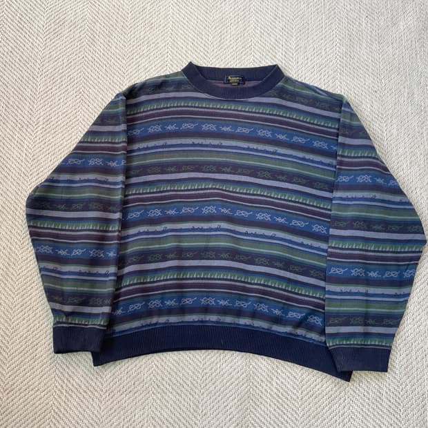 아쿠아스큐텀 페이즐리 스웻셔츠 