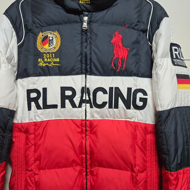 폴로 랄프로렌 레이싱 다운 패딩