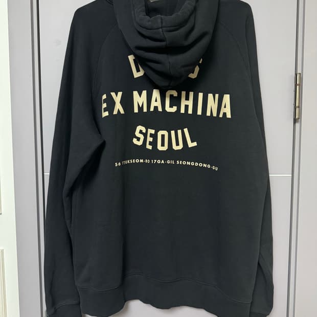 데우스 엑스 마키나 서울 후드티 XL 블랙 민트급