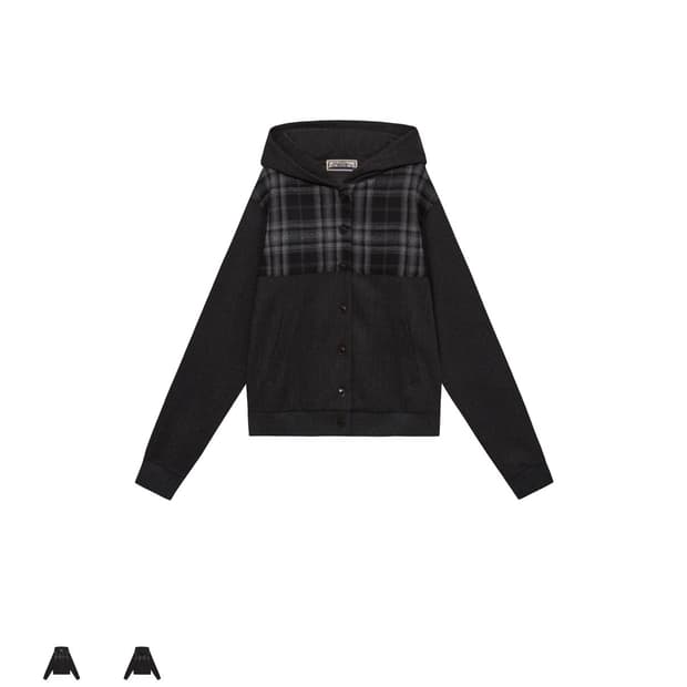 사로스 체크 자켓