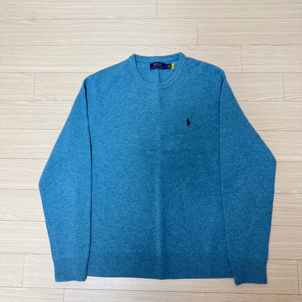 [M] 폴로 울 스웨터 니트