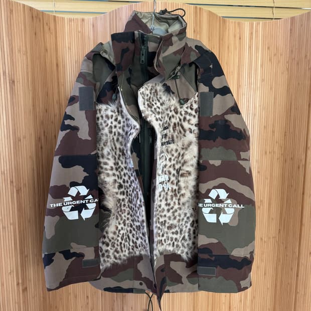 coucou bebe 퍼 카모 자켓