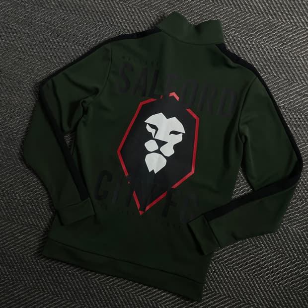 엄브로 솔퍼드 시티 빅로고 풋볼 트랙 자켓y 4159